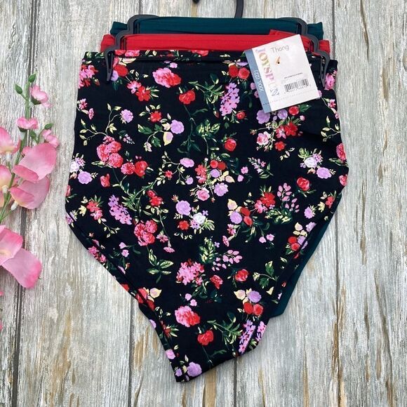 WOMEN'S INFINITE COMFORT Thong Underwear Panties 2, 3-Packs Size 3X - Picture 2 of 11